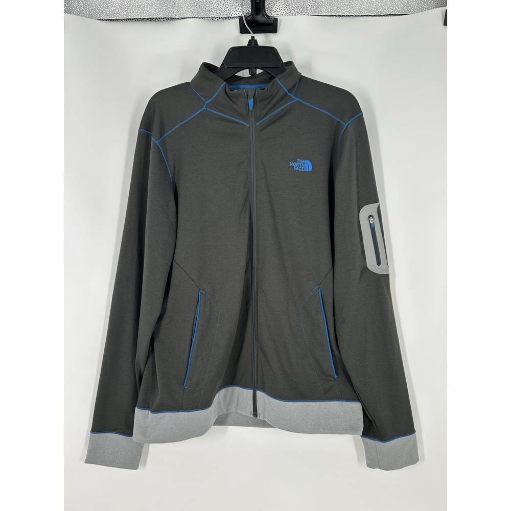 The North Face Mountain Athletics Grey Lightweight Quarter 1/4 Zip Pocket Medium